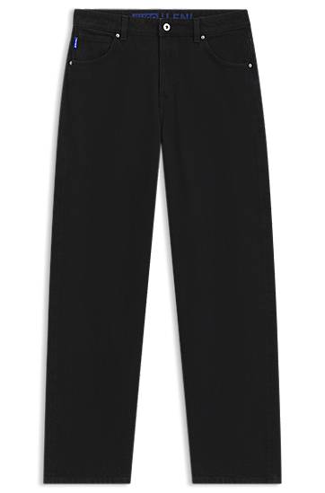 Jeans BOSS Relaxed-Fit Jeans Svart | 50548982