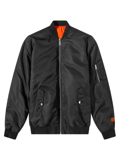 Jacka HERON PRESTON 8 Ball Nylon Bomber Jacket Svart | HMEH007S23FAB0011001