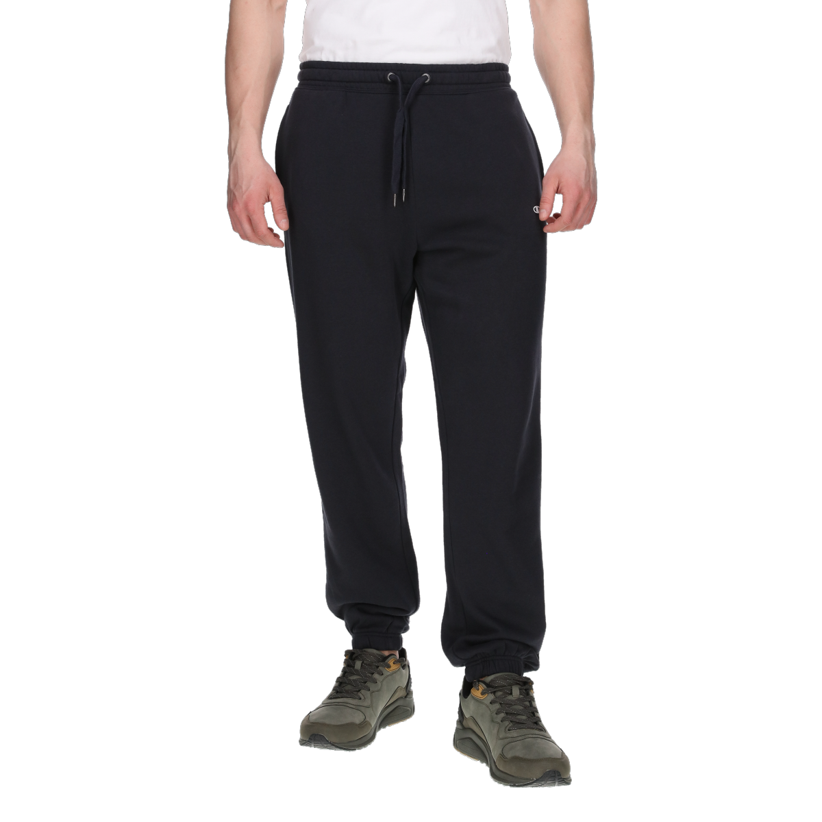 Träningsbyxor Champion Basic Drawstring Cuffed Sweatpants Svart | CHA241M126-21, 0