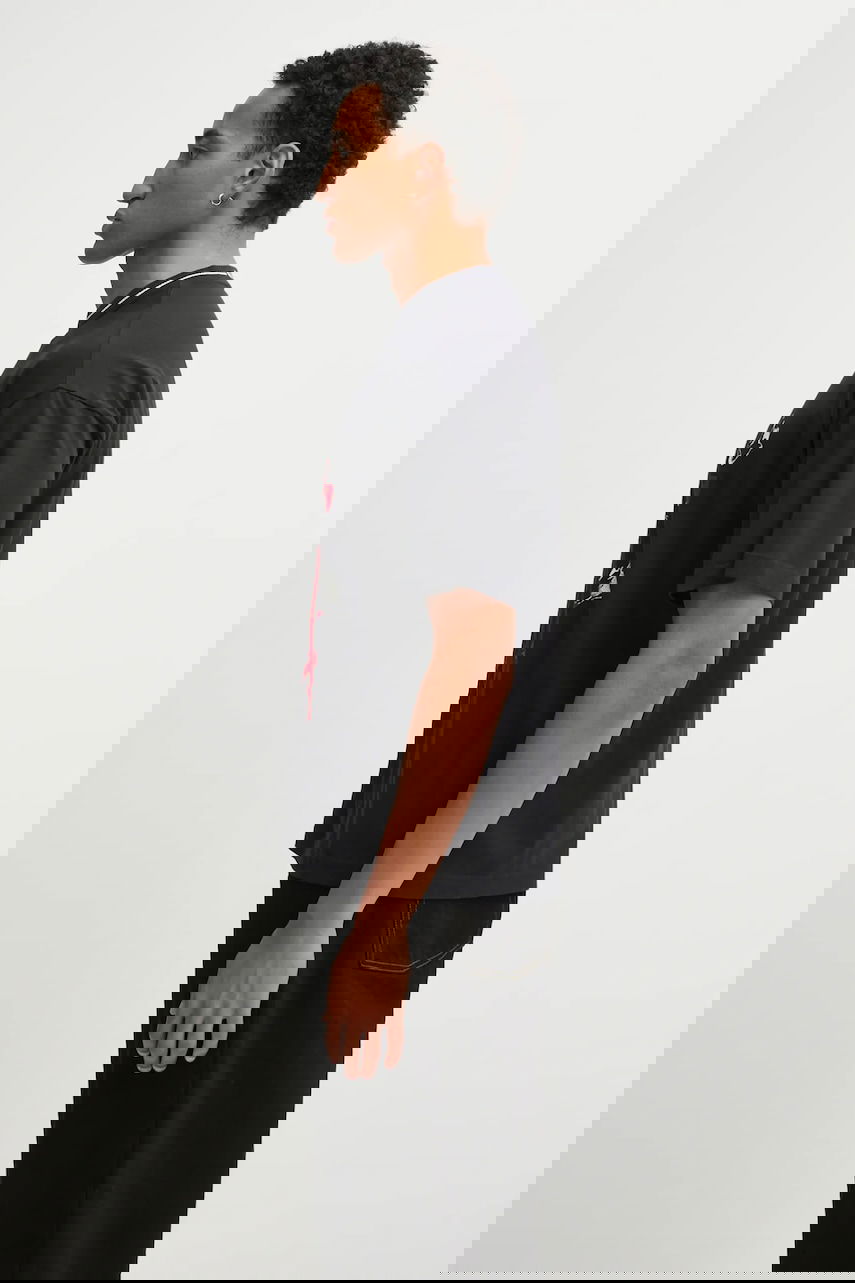 T-shirt Napapijri T-Shirt Napapijri x Martine Rose Rose Print Svart | NP0A4I569411, 1