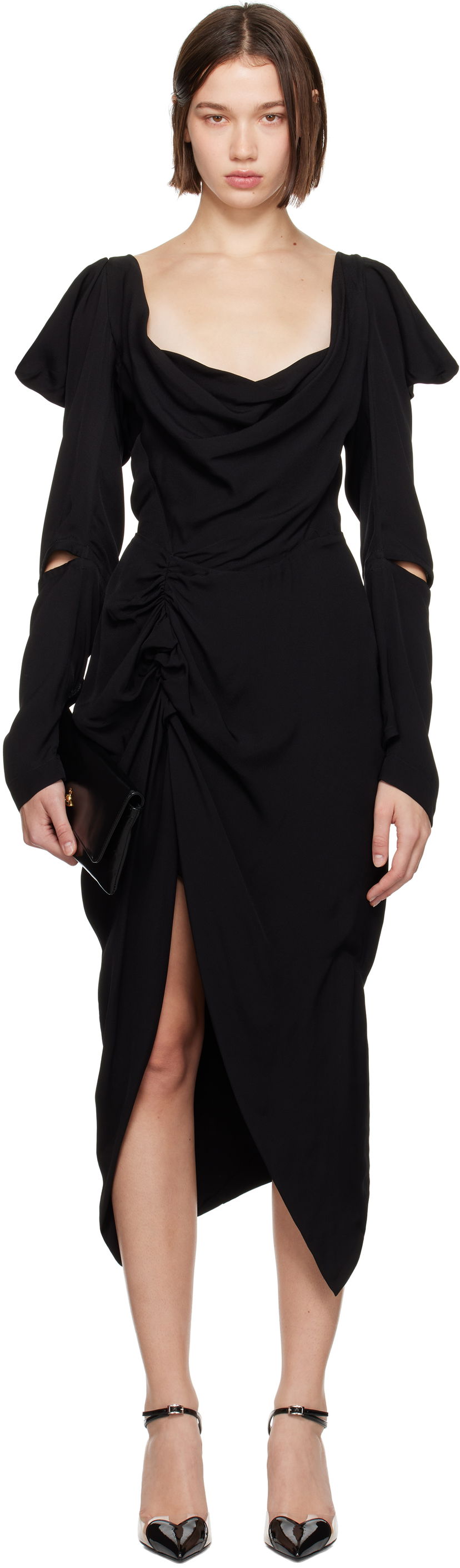 Klä Vivienne Westwood Side Panther Dress Svart | 1101037Z-W00W0-