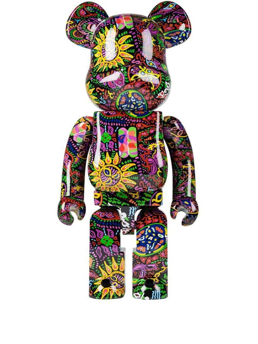 Samlarobjekt Medicom Toy Be@rbrick Psychedelic Paisley collectible "1000%" - Multicolour Flerfärgad | MEDI007119105221