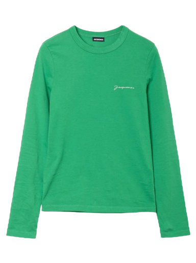 T-shirt Jacquemus Women's Le Brode Manches Grön | 211JS002-2160-550