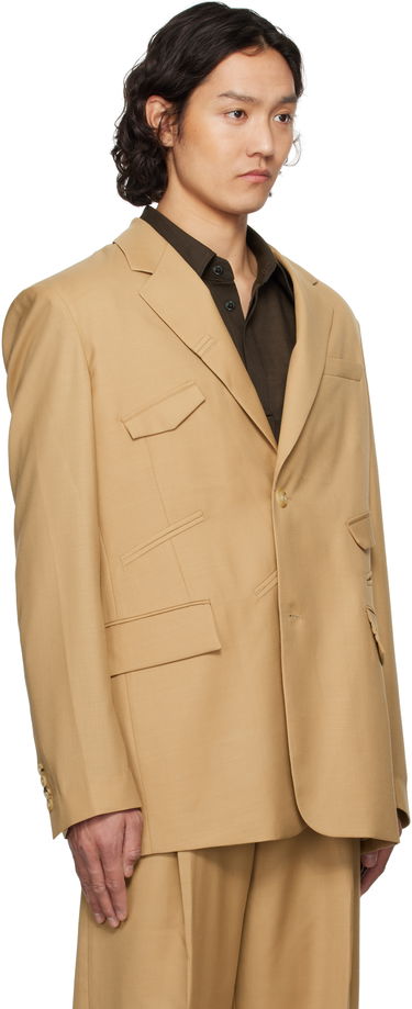 Jacka Feng Chen Wang Feng Chen Wang Multi Slash Blazer Beige | FUS19JK01B, 1