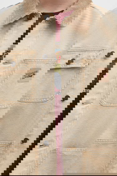 Jacka BAPE A Bathing Ape Chore Coat Beige | 1L30140308, 3