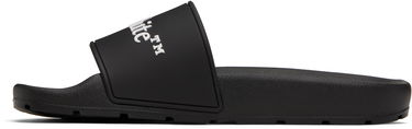Sneakers och skor Off-White Black Bookish Pool Slides Svart | OWIU001C99MAT0011001, 2