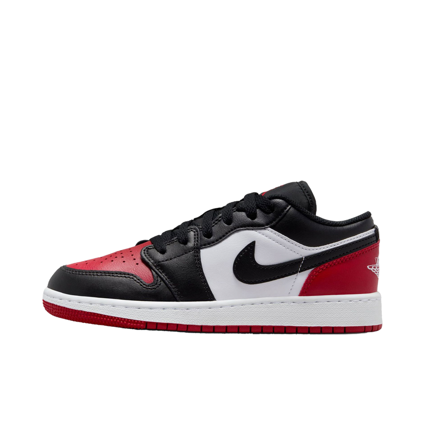 Sneakers och skor Jordan Jordan 1 Low Bred Toe 2.0 (GS) Svart | 553560-161