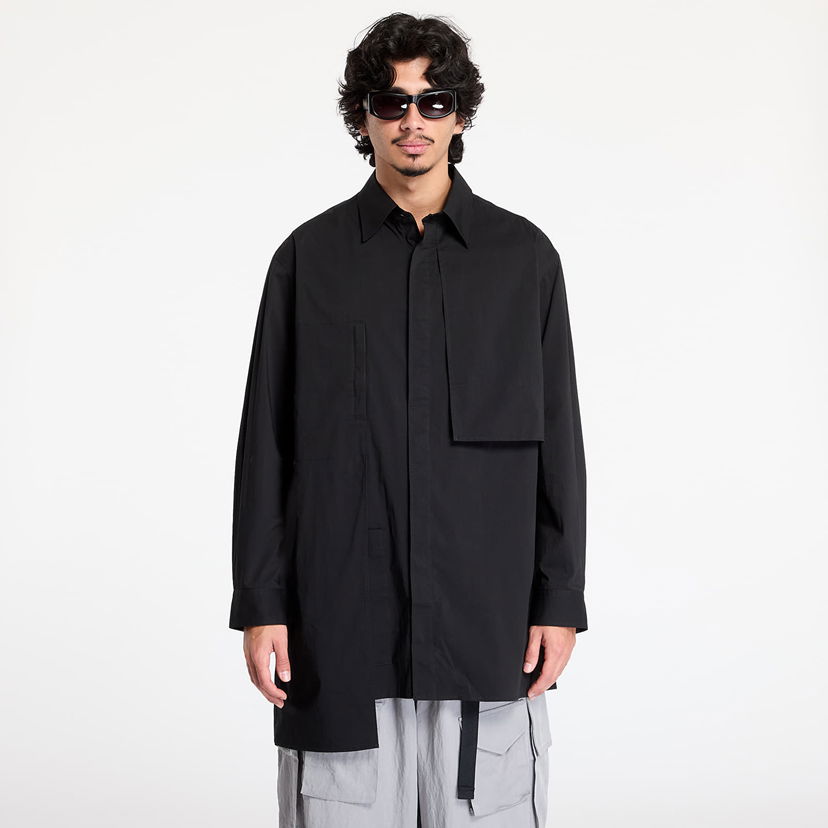 Skjorta Y-3 Sporty Cotton Shirt Svart | IR7111