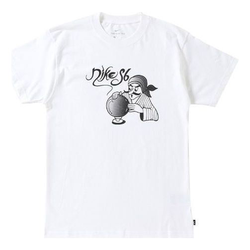 T-shirt Nike SB SB Printing Skate T-Shirt Vit | CW1457-100