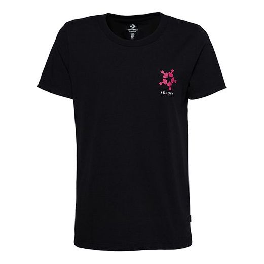 T-shirt Converse Graphic Short Sleeve T-Shirt Svart | 10018143001, 0