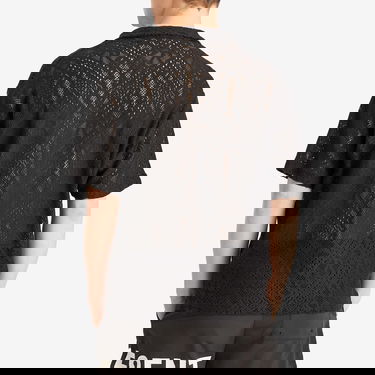 Skjorta Represent Clo Represent Crochet Shirt Svart | MLM3837-01, 3