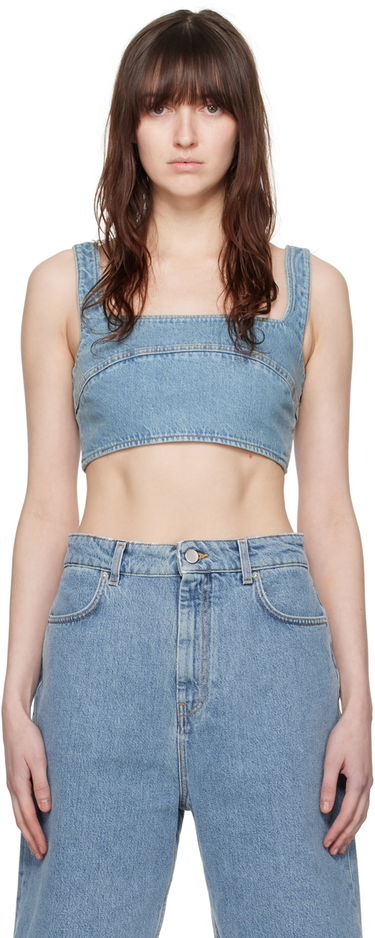 Linne Loulou de Saison Loulou de Saison Anet Denim Tank Top Blå | ANET, 0