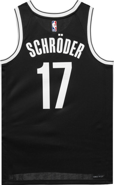 Jersey Nike Brooklyn Nets Dennis Schröder Swingman Jersey Svart | DN2128-010, 1