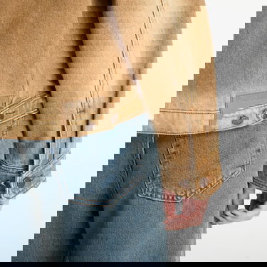 Jacka Footshop Playboy x FTSHP Denim Jacket UNISEX Orche Brun | FTSHP_512, 11