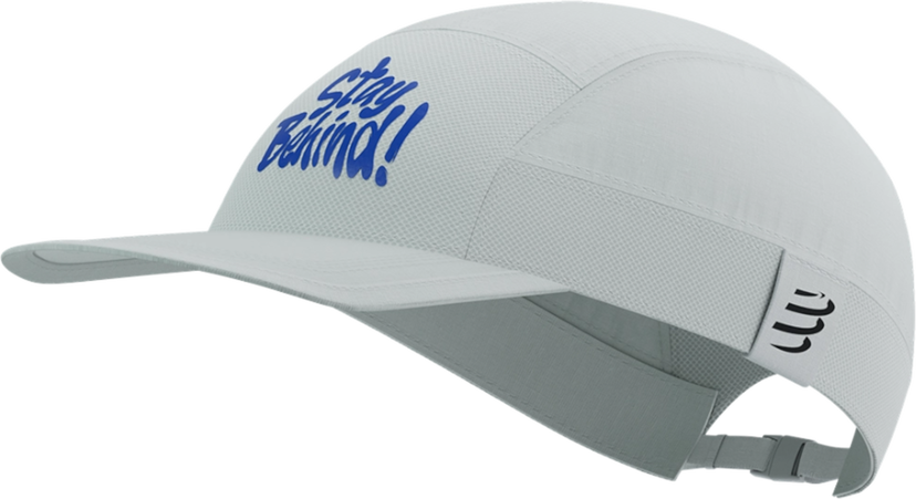 Keps Compressport 5 Panel Light Cap Stay Behind Vit | xhwu1192007