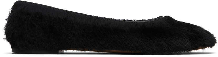 Kläder The Row The Row Square Ballerina Flats Svart | F1598-L315