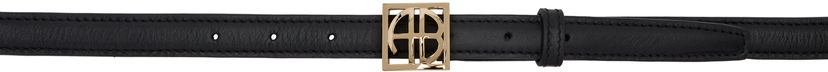 Bälten Anine Bing Leather Belt With Metal Buckle Svart | A-12-10461-000