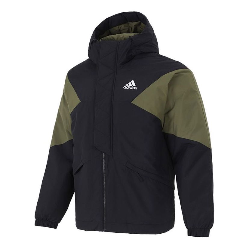 Parkas adidas Originals Colorblock Stay Warm Hooded Down Jacket Grön | GT6588