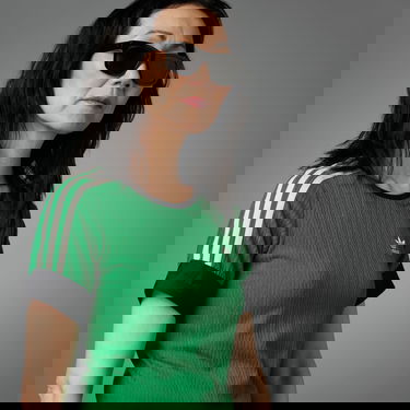 T-shirt adidas Originals Adicolor 70s Knit Tee Grön | IK7844, 5