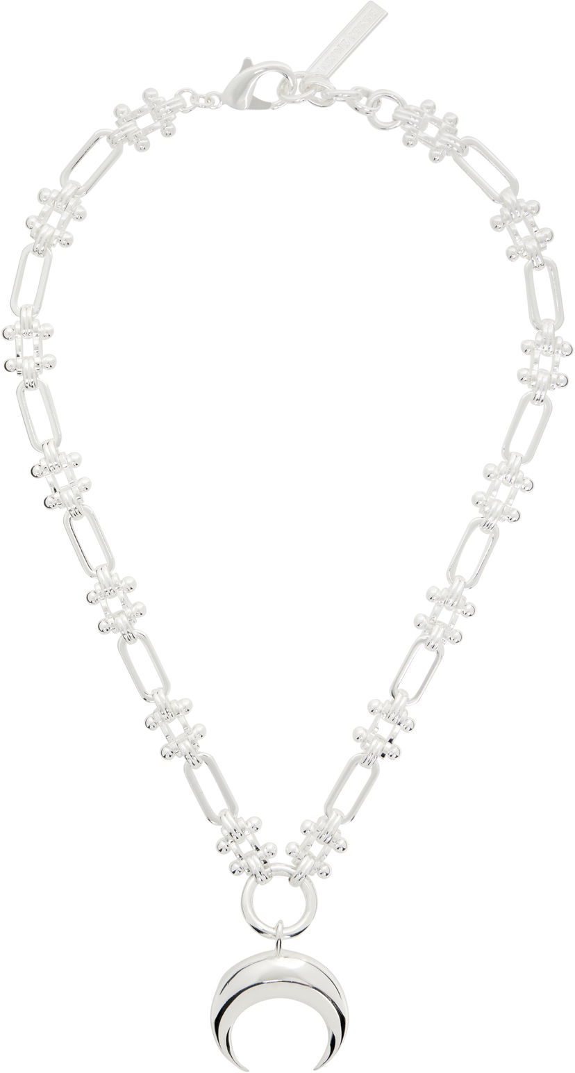 Halsband Marine Serre Marine Serre Moon Charm Necklace Metallisk | UJW105A RMET0001