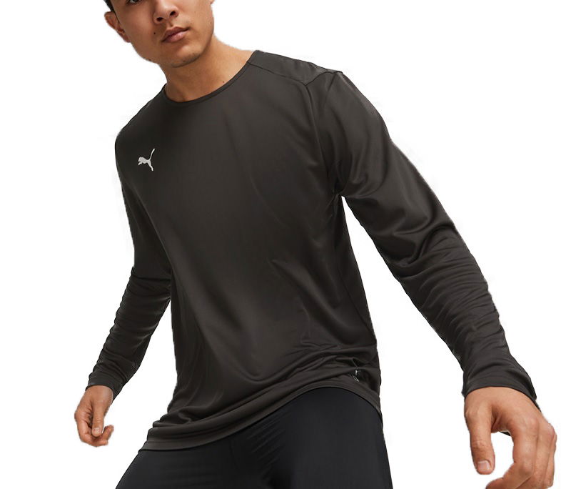 T-shirt Puma Hoops Team LS Shooting Shirt Svart | 676637-01