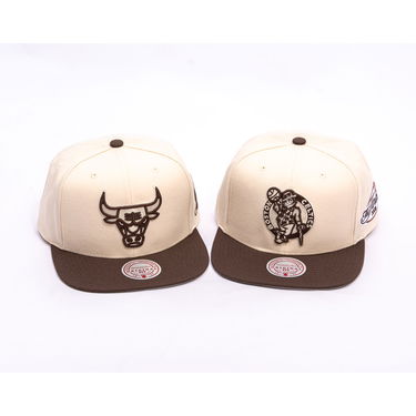 Keps Mitchell & Ness NBA Fashion Basic 2T Snapback Chicago Bulls One Size Beige | HS12956-CBUCREA, 5