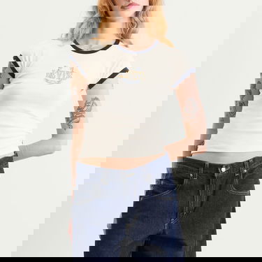 T-shirt Levi's Women's Horseshoe Raglan T-Shirt Vit | 003R2-0005, 2