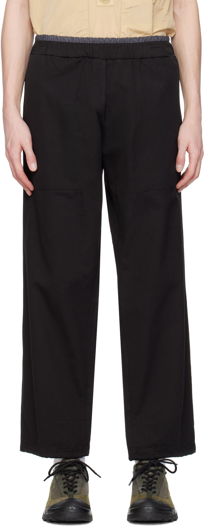 Byxor Ranra RANRA Way Soft Cotton Track Pants Svart | AMSS25TP01507