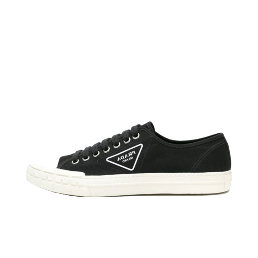 Sneakers och skor Prada Wheel Cassetta Low Black White Svart | 4E35482OFZF057Z
