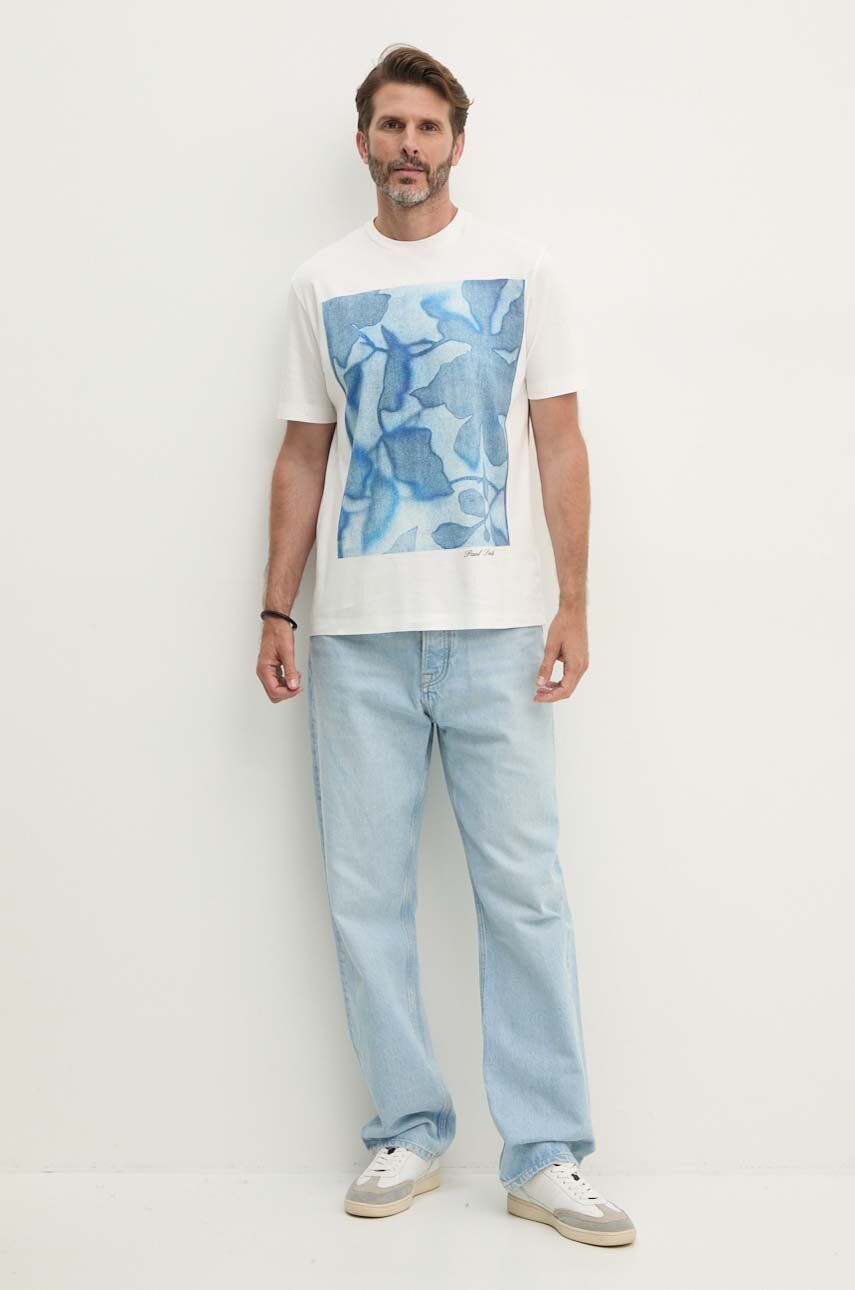 T-shirt Paul Smith Paul Smith Floral Print T-Shirt Vit | M1R.919T.NP4739, 1