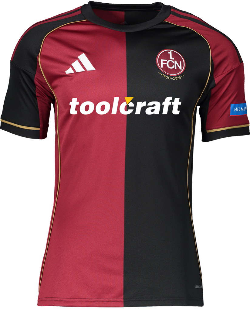 Jersey adidas Originals 1. FC Nürnberg Home Jersey 2025/26 Röd | 6fcnjj2751