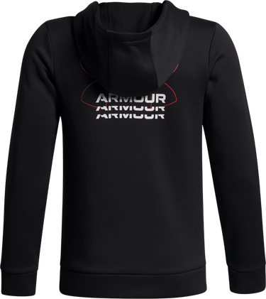 Sweatshirt Under Armour Armour Fleece® Retro Graphic Hoodie Svart | 6003812-001, 2