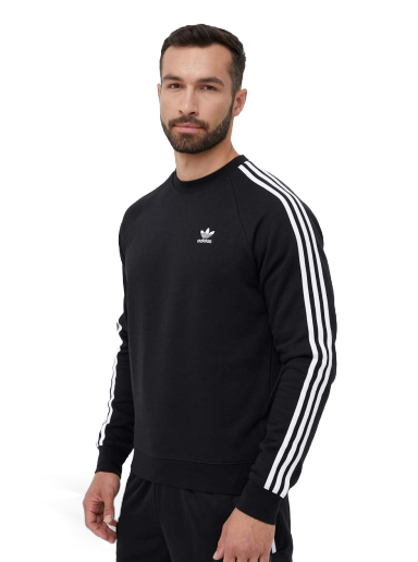 Sweatshirt adidas Originals Adicolor Classics 3-Stripes Crew Sweat Svart | IM2087
