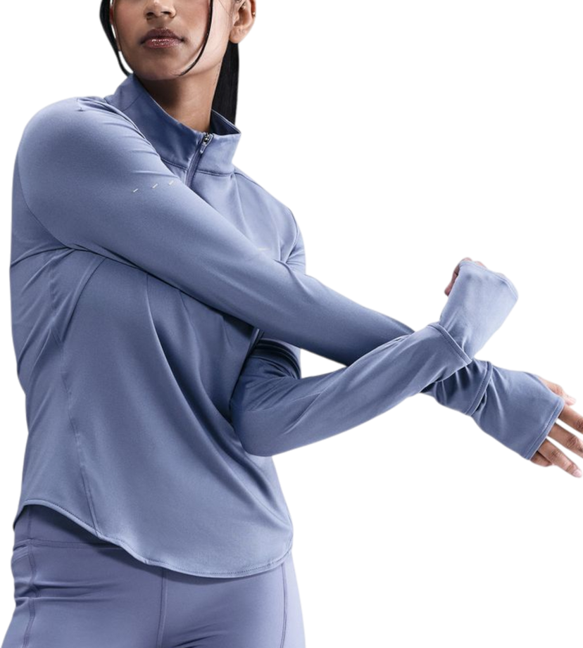 T-shirt Nike Swift Long Sleeve Half-Zip Top with Thumbholes Blå | hq0499-499