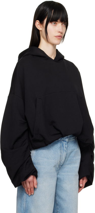 Sweatshirt Dries Van Noten Dries Van Noten Draped Hoodie Rosa | 251-011106-1610, 4