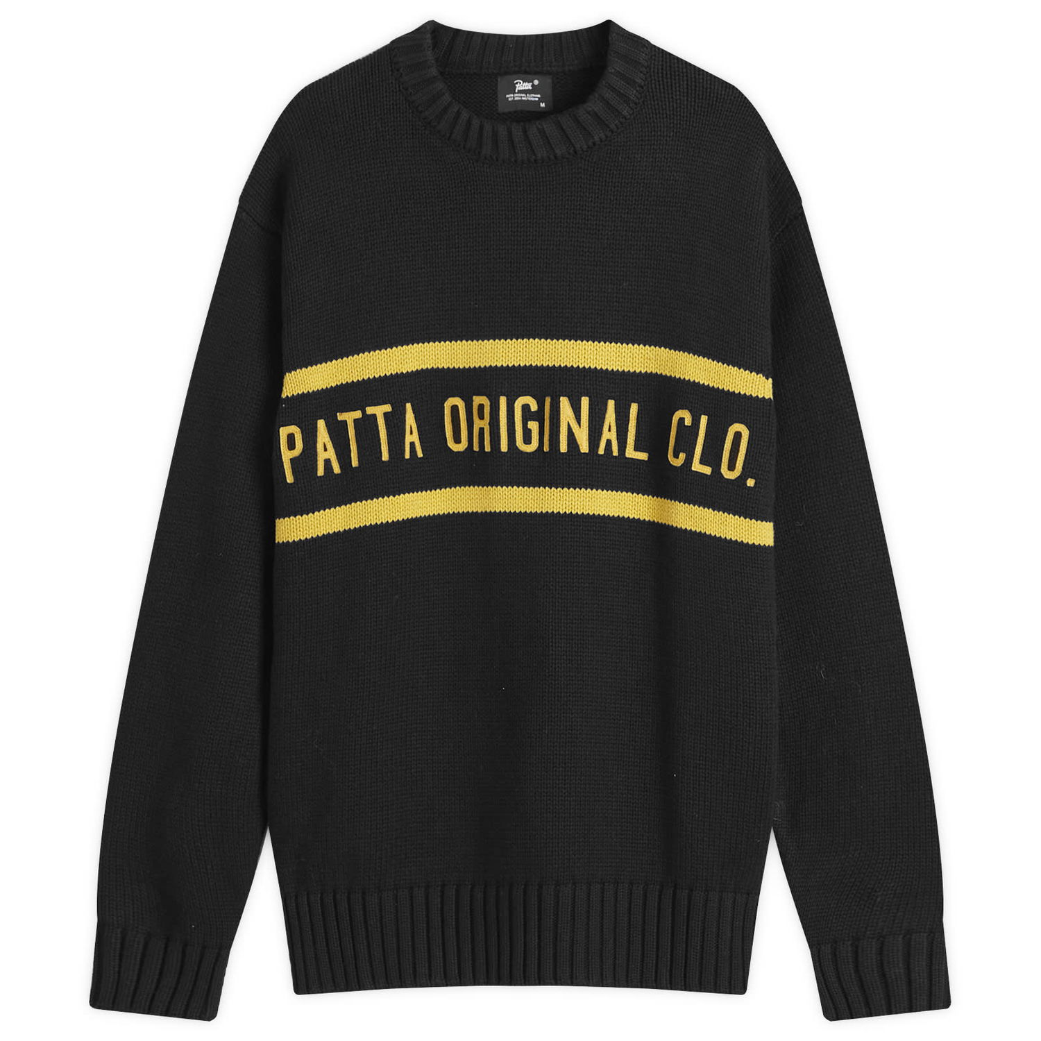 Sweater Patta Original Clothing Knitted Jumper Black Svart | POC-AW24-7000-324-0341-001, 0