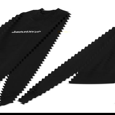 Sweater Palm Angels Sunset Fitted Crewneck Svart | PWBA016F23FLE0011001, 0