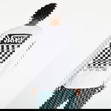 T-shirt Vans Off The Wall Check Grap Vit | VN0A7S6ZWHT1, 2