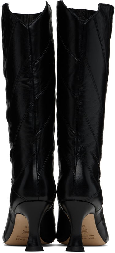 Kläder BY FAR BY FAR Steph Creased Leather Boots Svart | MWFBO061LL002BK001PL, 1