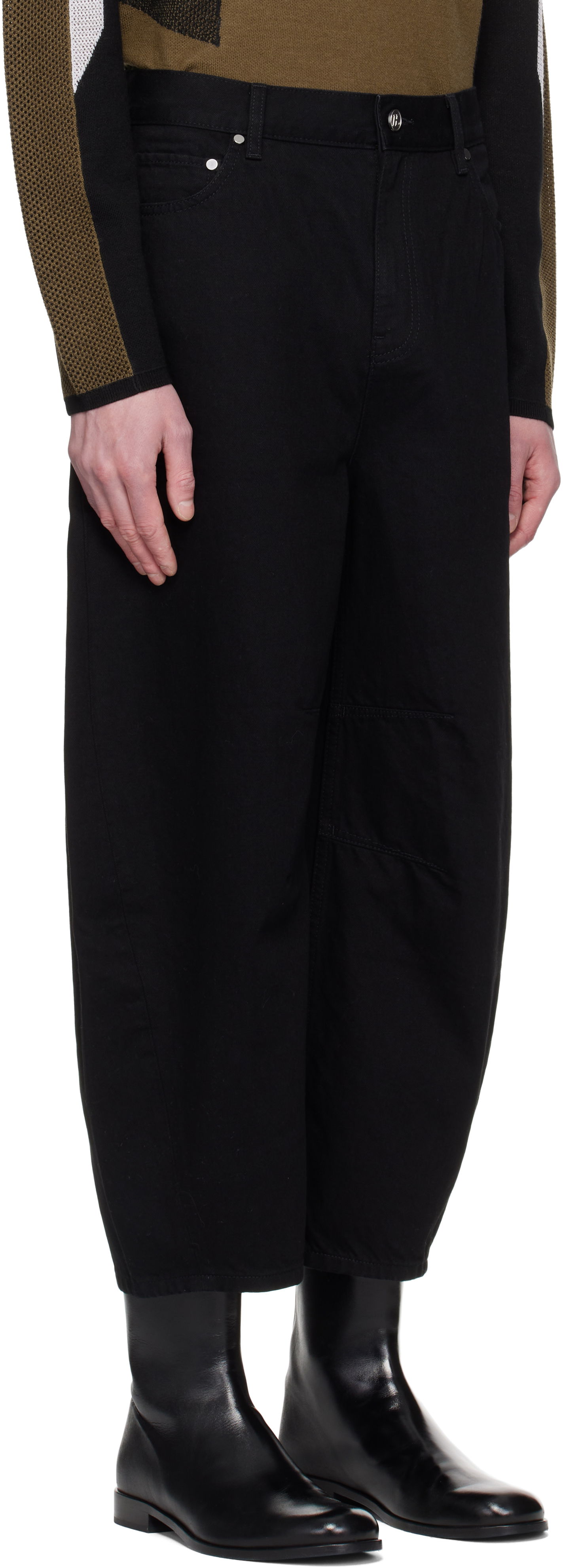 Byxor Helmut Lang Helmut Lang Cocoon Jeans Svart | P01DM201, 1