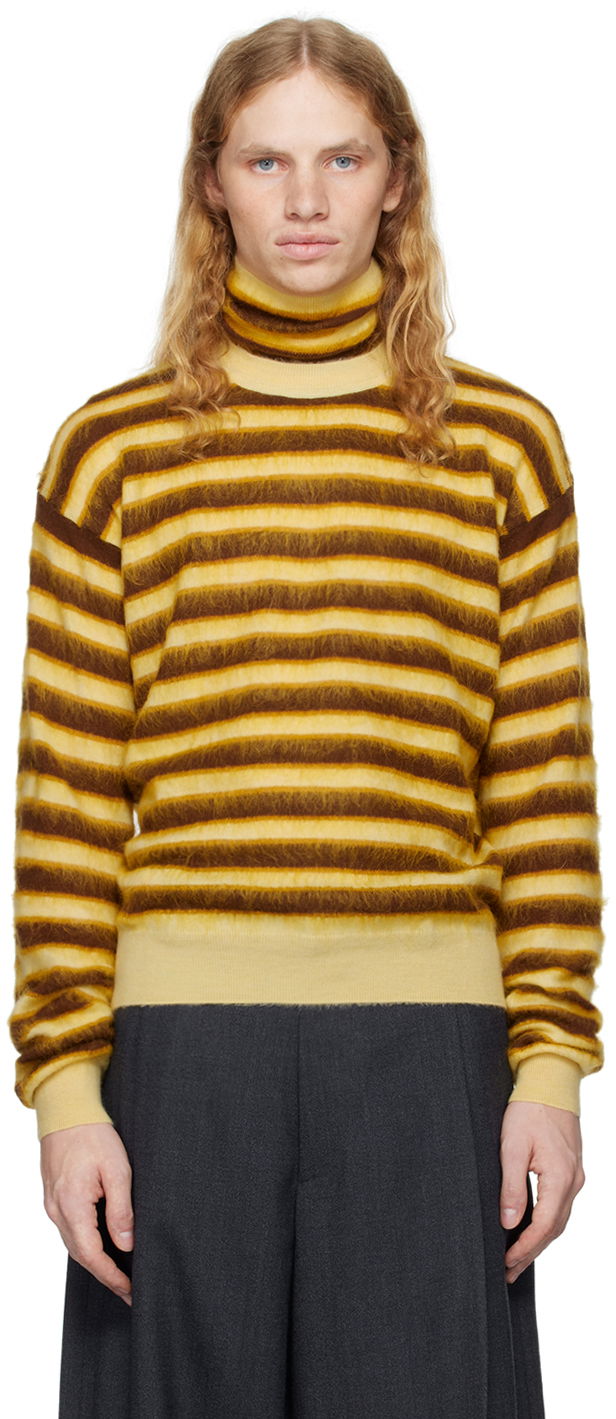 Sweater Marni Striped Turtleneck Sweater Flerfärgad | GCMG0408Q0 UFW617