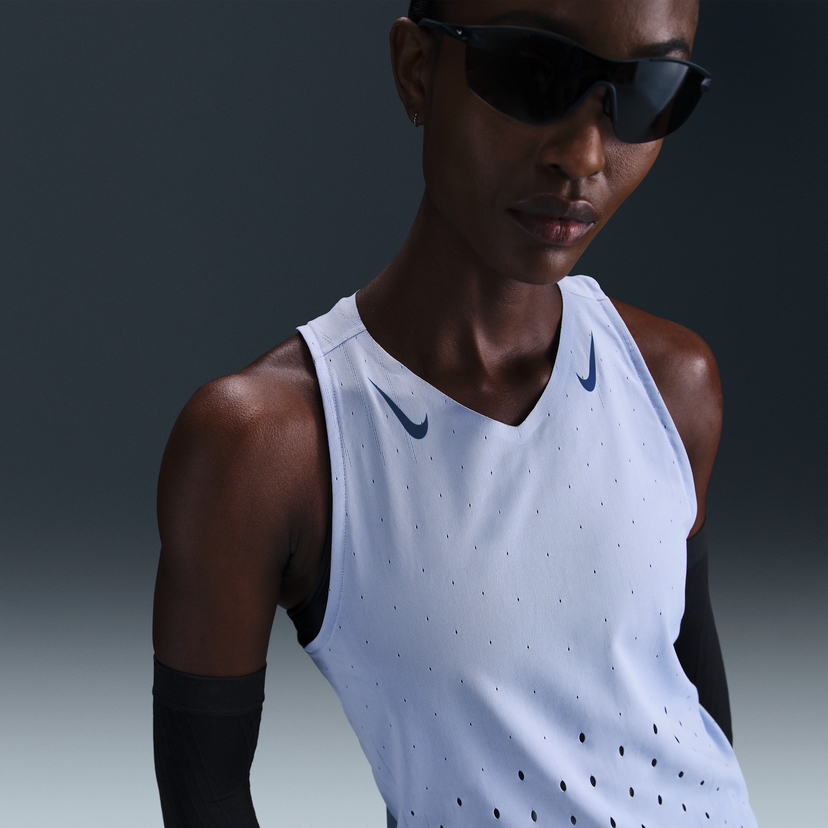 Linne Nike AeroSwift Dri-FIT ADV Running Tank Blå | FN2504-057