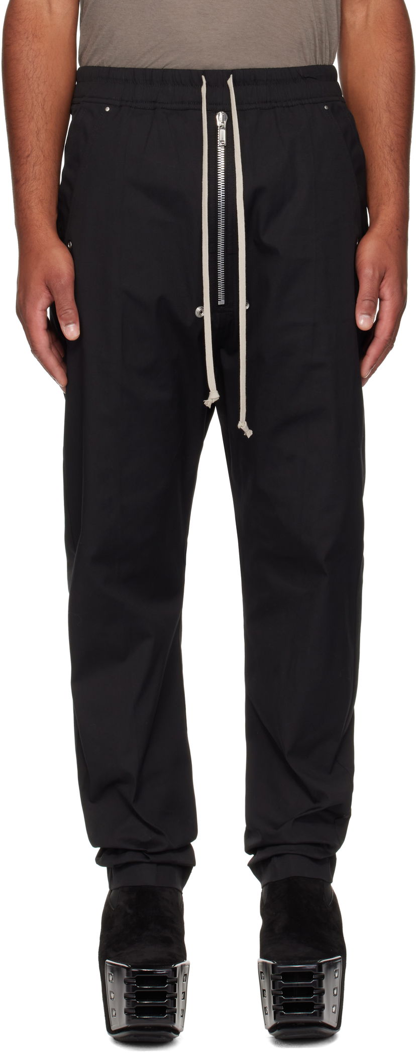 Byxor Rick Owens Rick Owens Concordians Bela Trousers Svart | RU02E1361 TE