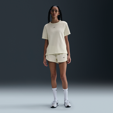 T-shirt Nike Nike Sportswear Chill Waffle Relaxed Fit Short Sleeve T-Shirt Beige | HJ3838-134, 3