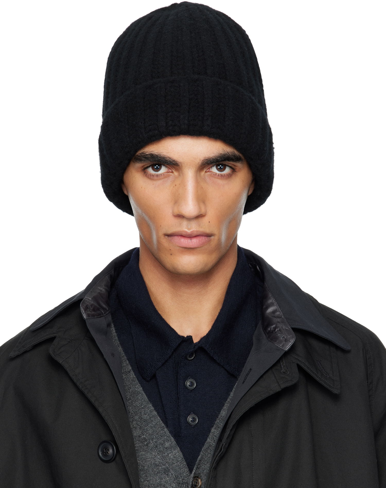 Mössa Maison Margiela Maison Margiela Felted Wool Beanie Svart | S50TB0009 M13091, 0