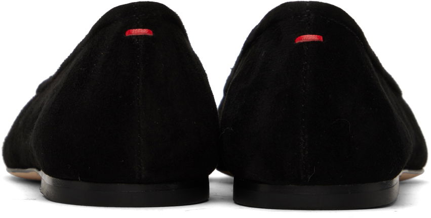 Kläder Aeyde Aeyde Delfina Suede Ballerina Flats Svart | A11-FL-MNLR08FL17-SS24-800-017, 1