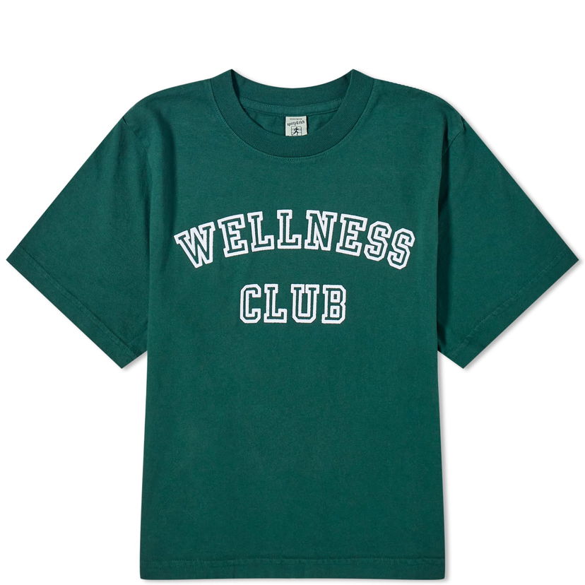 T-shirt Sporty & Rich Wellness Club Cropped T-Shirt Grön | TS874FO