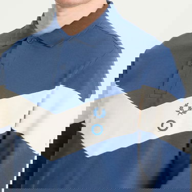 Polotröja Fred Perry x Craig Green Graphic Polo Shirt Blå | SM1143-A03, 5