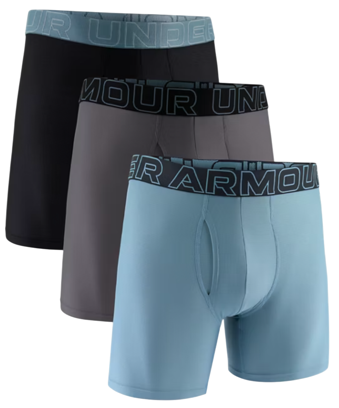 Boxare Under Armour Under Armour SOLID 6in 3-Pack Boxer Shorts Blå | 1383884-587, 0