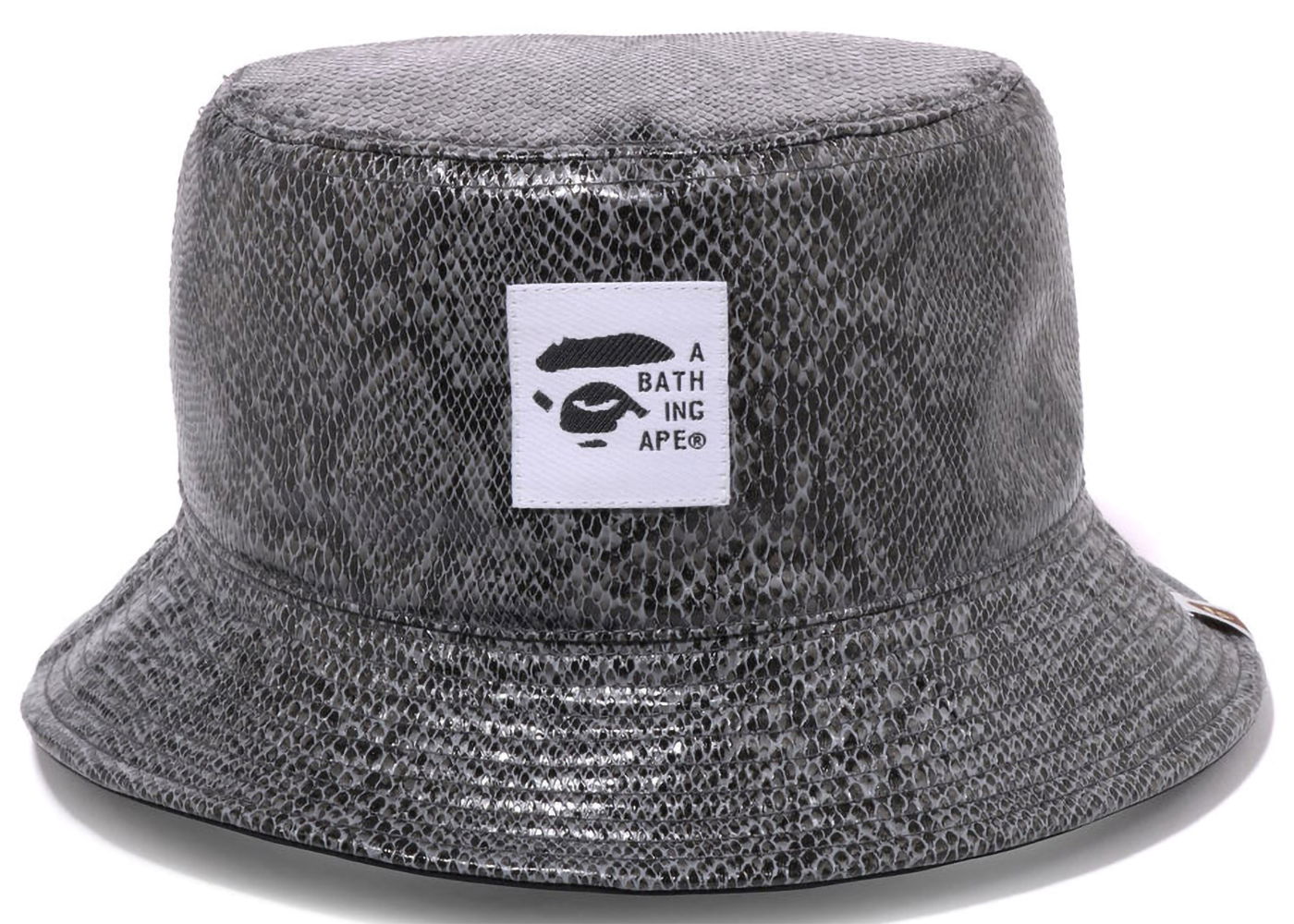 Hatt BAPE Snake Reversible Bucket Hat Grå | 1I80-181-001, 0